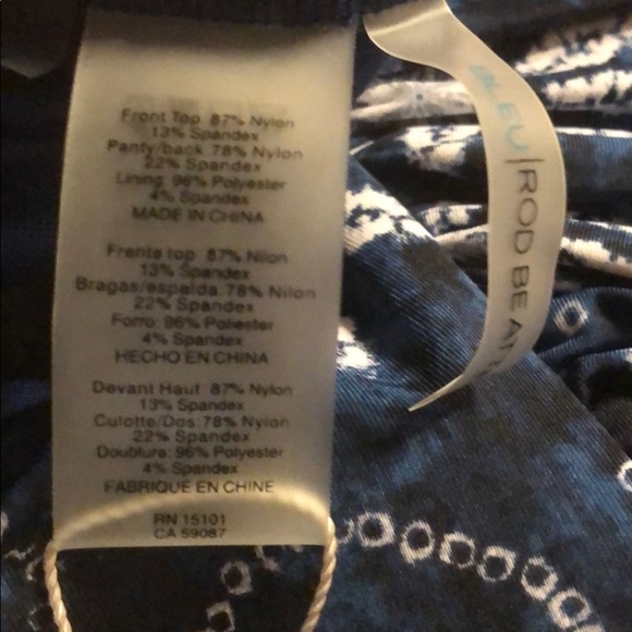 BLEU Rod Beattie Take A Dip One Piece Swimsuit - Picture 4 of 4